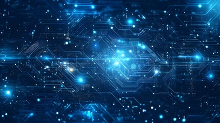 Obraz premium A stunning futuristic technology background