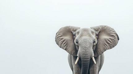 Obraz premium elephant isolated on white background