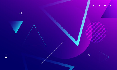 Fototapeta premium Abstract purple background with blue arrows. Eps10 vector