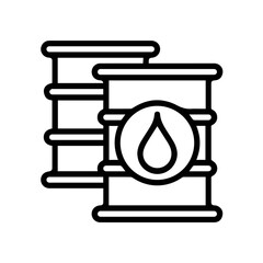 Oil icon symbol vector image Illustration
