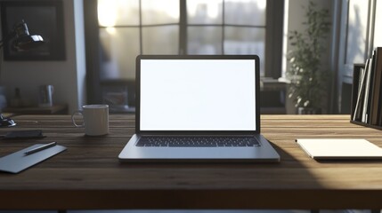 Fototapeta premium A photorealistic, ultra detailed wooden desk