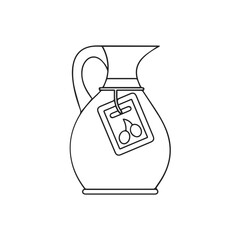 Oil icon symbol vector image Illustration
