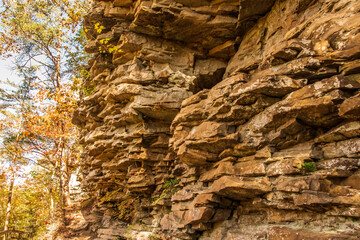 The rocks lead you to vistas that take your breath away, Cloudlands Canyon State Park, Rising Fawn, Georgia