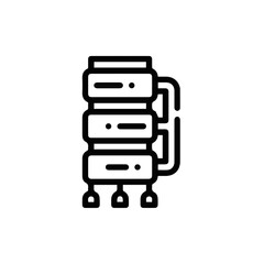 Oil icon symbol vector image Illustration
