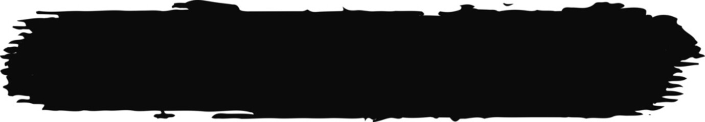 brush stroke line label for element and illustration