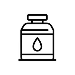 Oil icon symbol vector image Illustration
