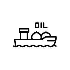 Oil icon symbol vector image Illustration
