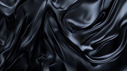 Obraz premium A vast, sleek black texture with faint