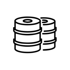 Oil icon symbol vector image Illustration
