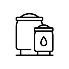 Oil icon symbol vector image Illustration
