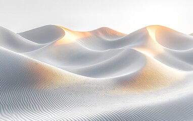 A serene, minimalist image of white sand dunes, perfect for Christmas and holiday-themed designs, promotional materials, and calming seasonal decor.