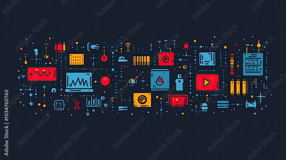 Poster hand drawn doodle illustrating the concept of functions in computer science showcasing input output 