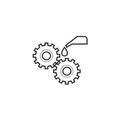 Oil icon symbol vector image Illustration
