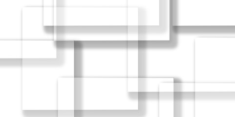 Abstract minimal geometric futuristic background.  Abstract 3D Cube Pattern. White color technology concept geometric line vector background. Seamless Geometric Design: Abstract 3D Cube Pattern. 