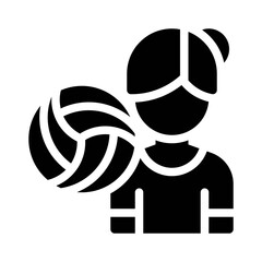 Volleyball Team glyph icon