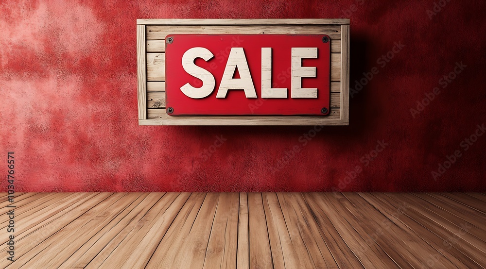 Poster 3d rendering of 