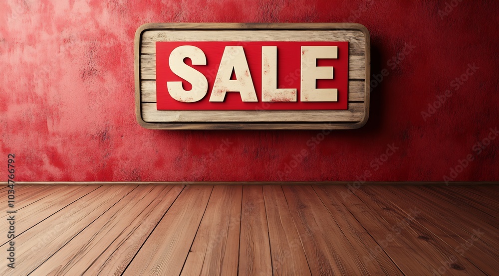 Poster 3d rendering of 