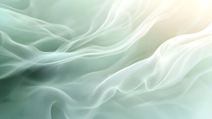 Obraz premium Soft curls of mist flowing and twisting gently through a softly lit background