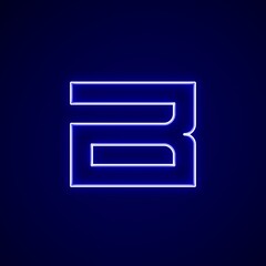 Logo and wallpaper design with English letters