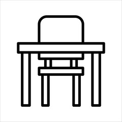 Fototapeta premium school desk