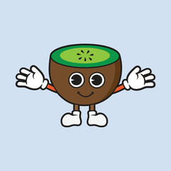 A fun kiwi mascot, perfect to be your business mascot
