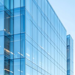 Obraz premium Contemporary glass office facade