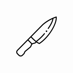 chief knife icon sign vector