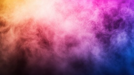 Colorful Smoke Wave Background with Gradient Effect