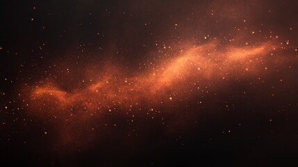 Cosmic Dust Cloud in Vibrant Space Scene