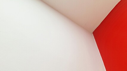 Paint the interior between the ceiling and the walls.