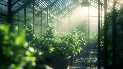 AI Managed Greenhouses : Automated greenhouses where AI systems grow genetically enhanced plants