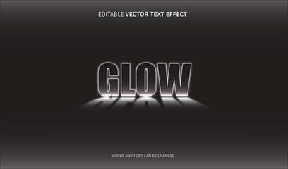 GLOW text effect