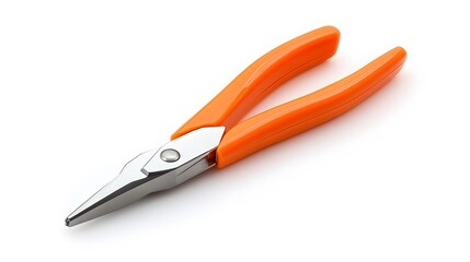 Obraz premium Orange Pliers isolated on white background. 