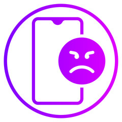 smartphone gradient icon