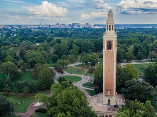 Virginia War Memorial Carillon in William Byrd Park, Richmond, Virginia, United States.