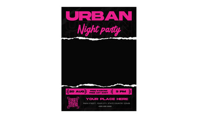 Urban Night Party Flyer