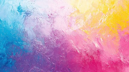 Fototapeta premium Pink yellow purple blue grainy background, rainbow abstract vibrant banner poster header backdrop design