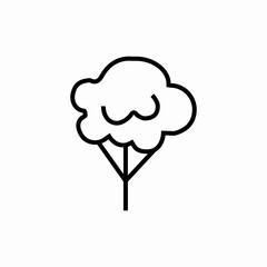 exotic tree icon sign vector