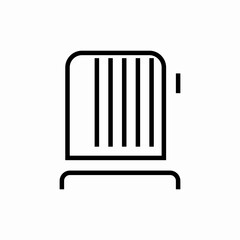 fire truck icon sign vector