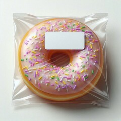 Packaged Donut with Sprinkles