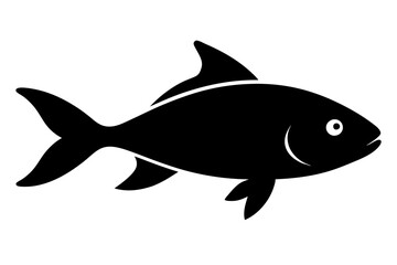 Fish Silhouette | isolated vector silhouette illustration on white background