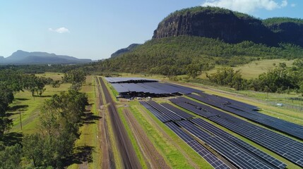 Contrasting Energy Landscapes: Solar Farm vs. Coal Mines at a Border | Transition to Clean Energy through Carbon Border Adjustment Mechanism
