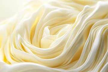 Obraz premium White Silk Fabric Texture - Close Up