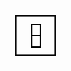 light switch icon sign vector