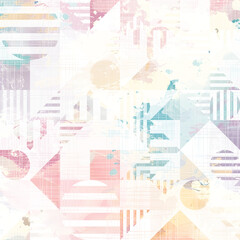 Fototapeta premium geometric seamless pattern