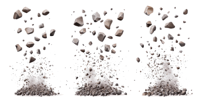 Illustrations of Rockets Flying Through Space With Stars and Planets Generative AI