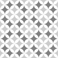 Monochrome Moroccan Circles. Pattern Stencil Painting, Stencil for Walls, Fabric, Furniture Home Decorative Stencil and Craft Stencil Made. Abstract background, decorated tile, ceramic, wallpaper