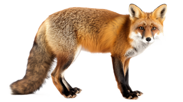 Sly Fox on the Hunt in the Forest