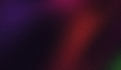 Red purple blue green dark color wave grainy gradient light spots backdrop design, abstract color spots on dark, glowing, noisy, bright, header, banner, poster