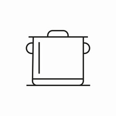 cook pan kitchen icon sign vector